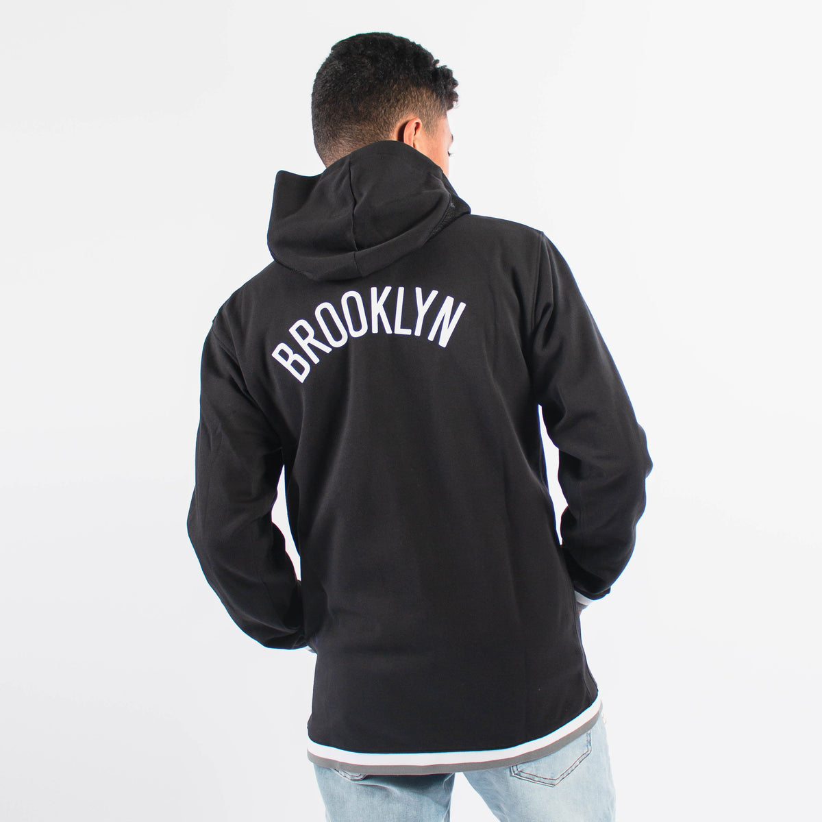 qt Trendy Brooklyn Nets Showtime Therma Flex Full Zip Youth NBA Hoodie/Unisex Tee/3XL