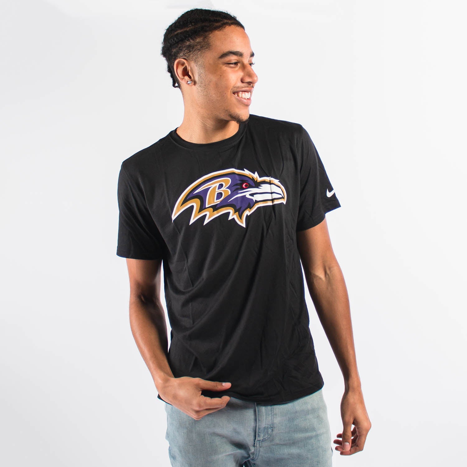Baltimore Ravens Team Logo Legend NFL T-Shirt