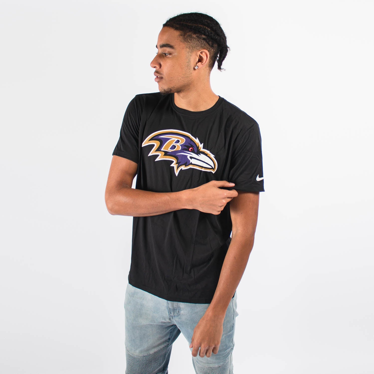 Baltimore Ravens Team Logo Legend NFL T-Shirt