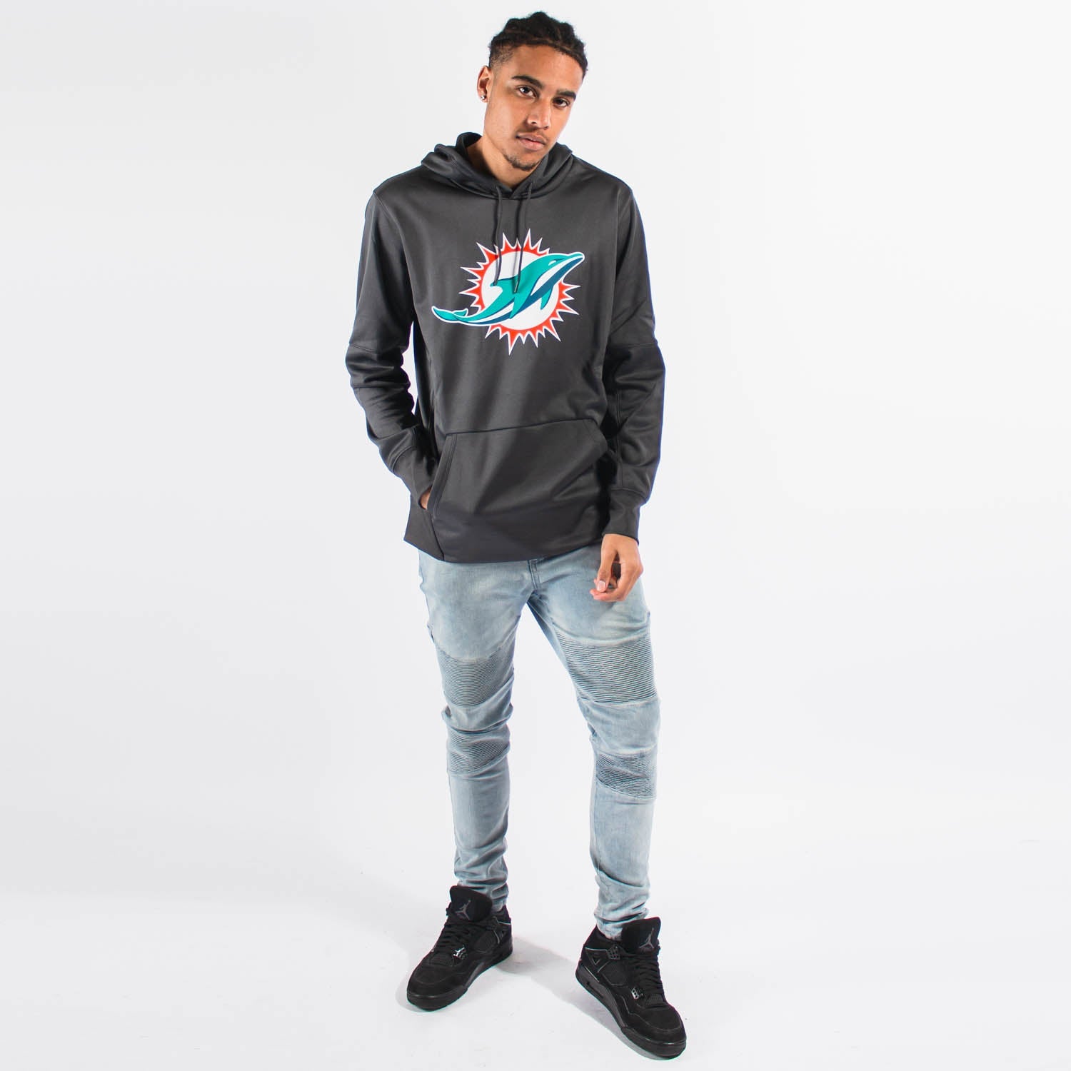 Miami Dolphins Prime Logo NFL Hoodie