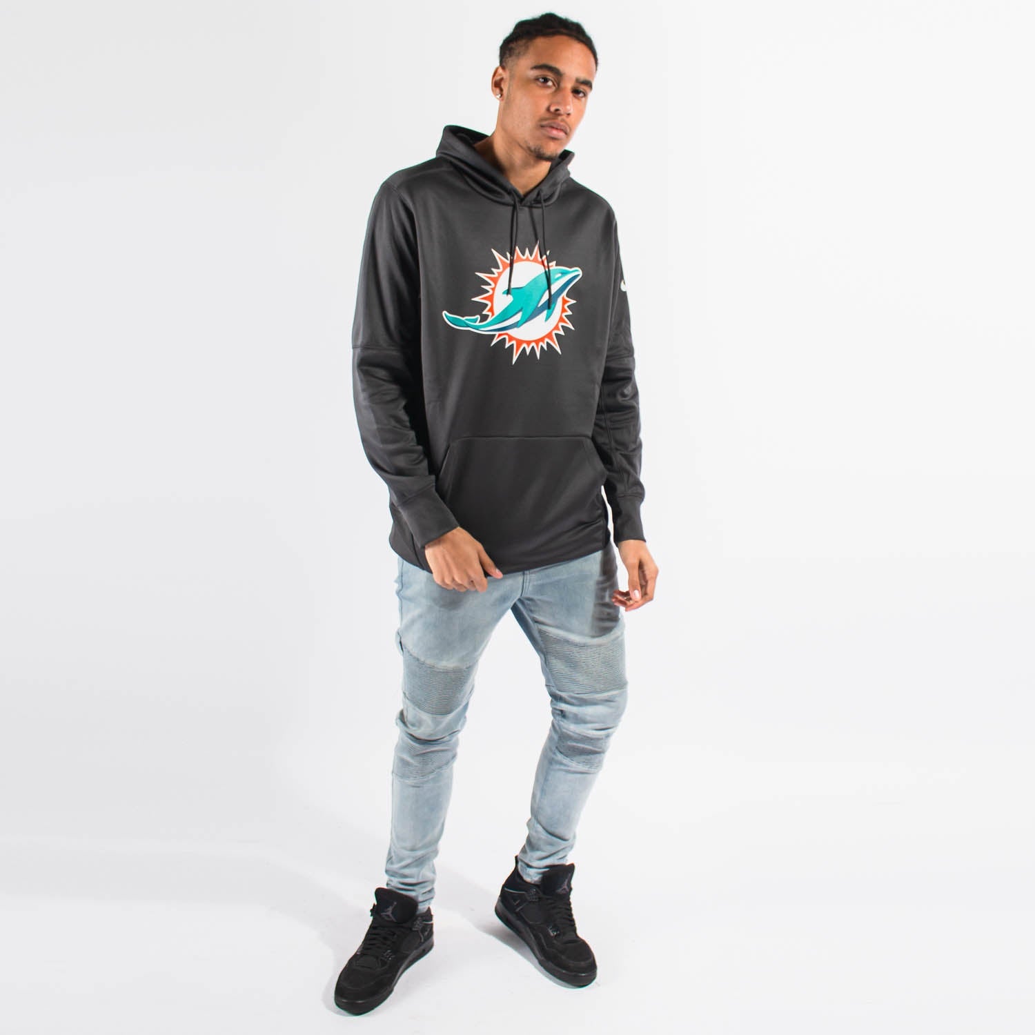 Miami Dolphins Prime Logo NFL Hoodie