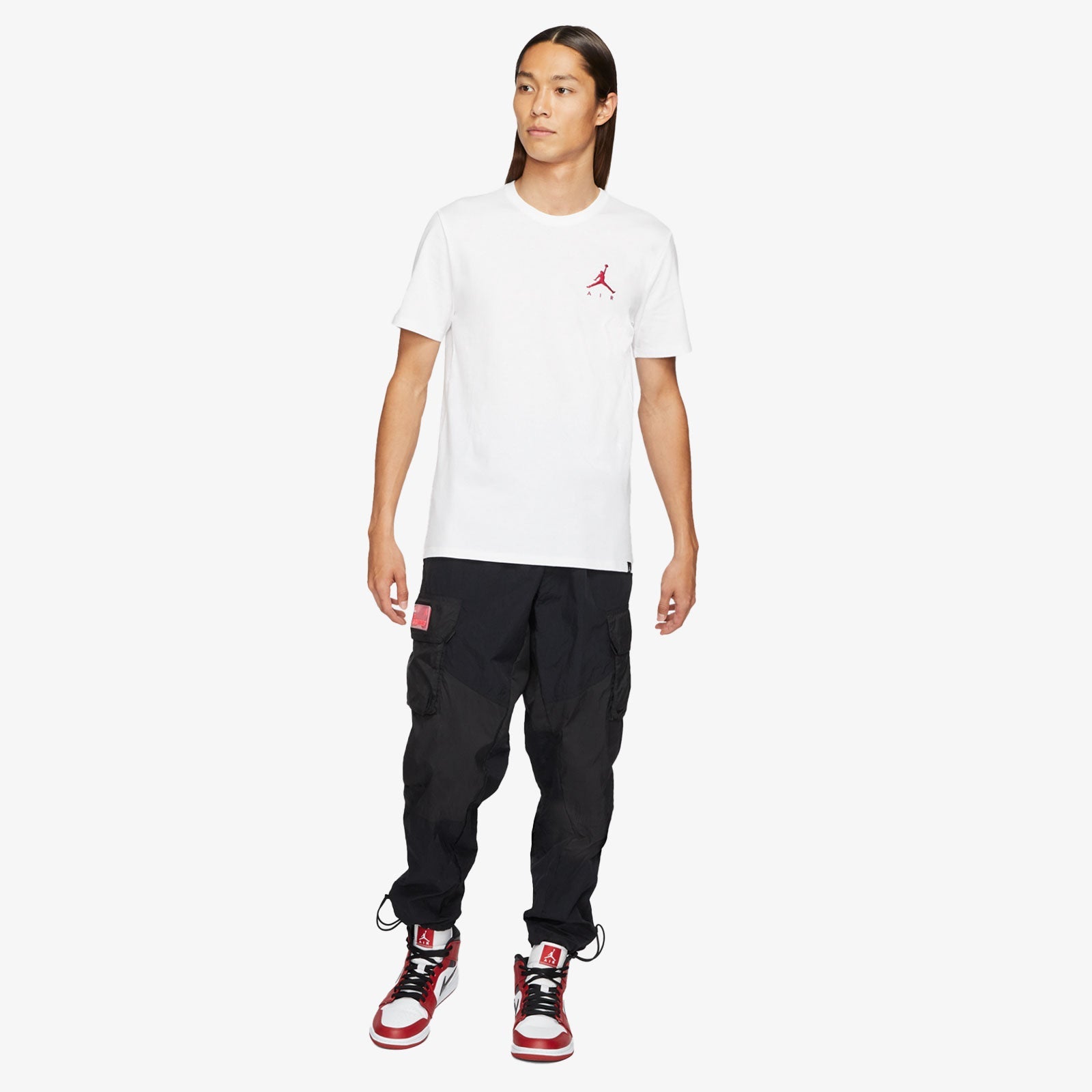 Jordan Jumpman Air T-Shirt - White/Gym Red