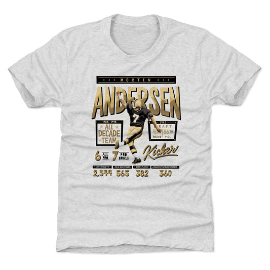 Morten Andersen Stats K/Unisex Tee/3XL