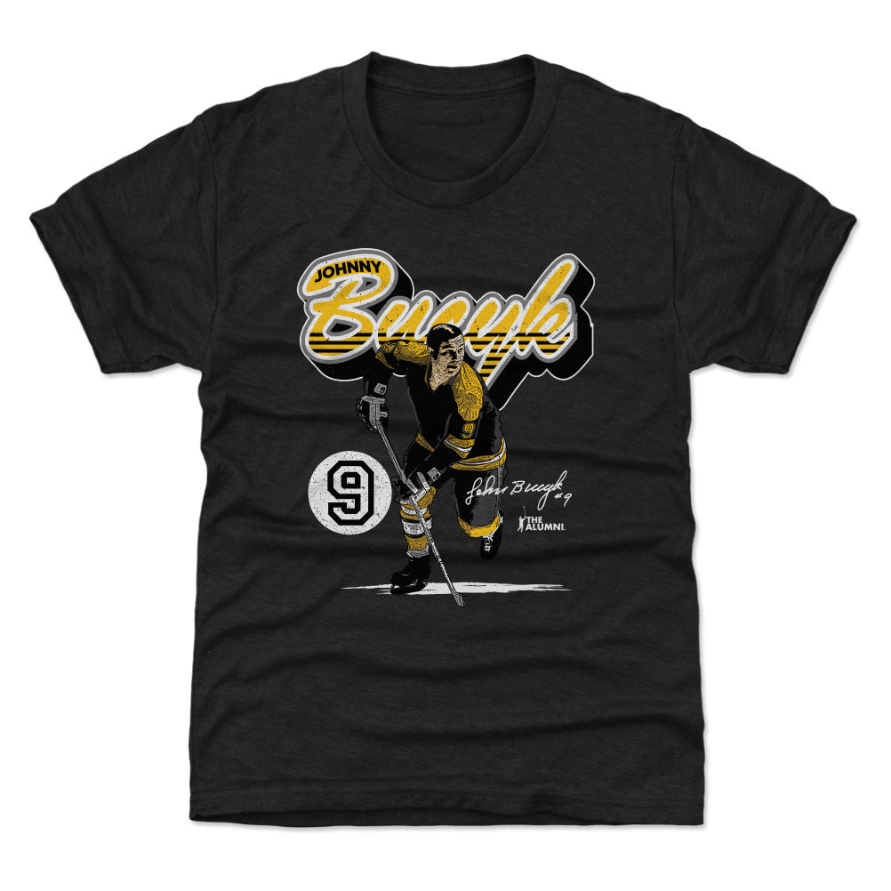 Johnny Bucyk Boston Retro Script