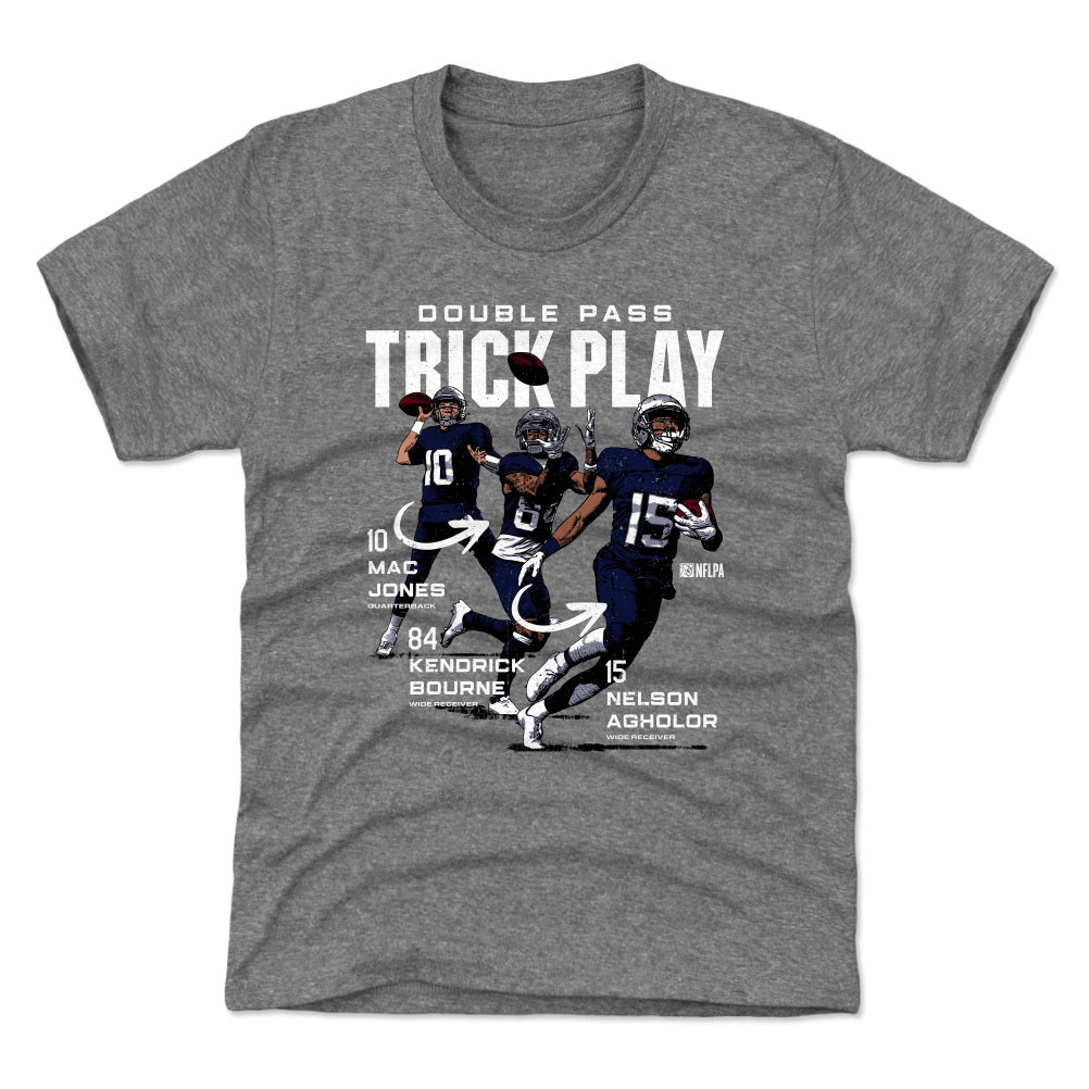 Mac Jones Kendrick Bourne & Nelson Agholor Trick Pass