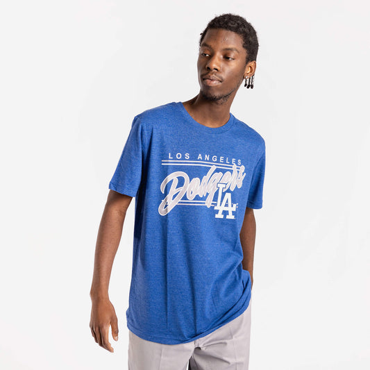 Los Angeles Dodgers Script Block MLB T-Shirt
