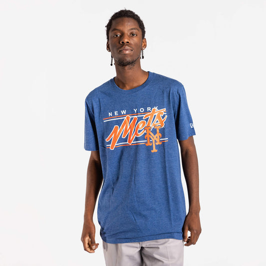 New York Mets Script Block MLB T-Shirt