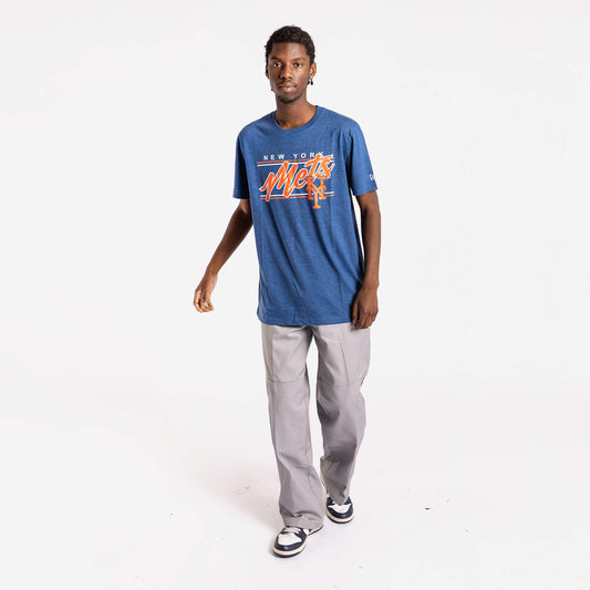New York Mets Script Block MLB T-Shirt