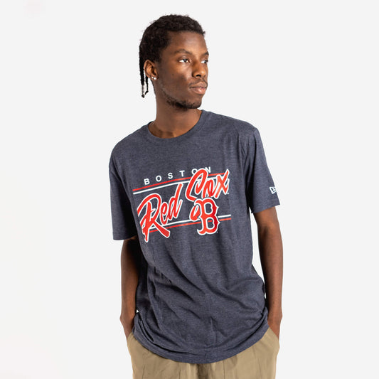 Boston Red Sox Script Block MLB T-Shirt
