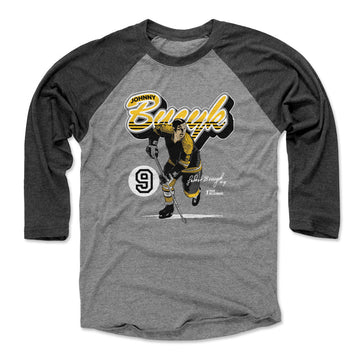 Johnny Bucyk Boston Retro Script