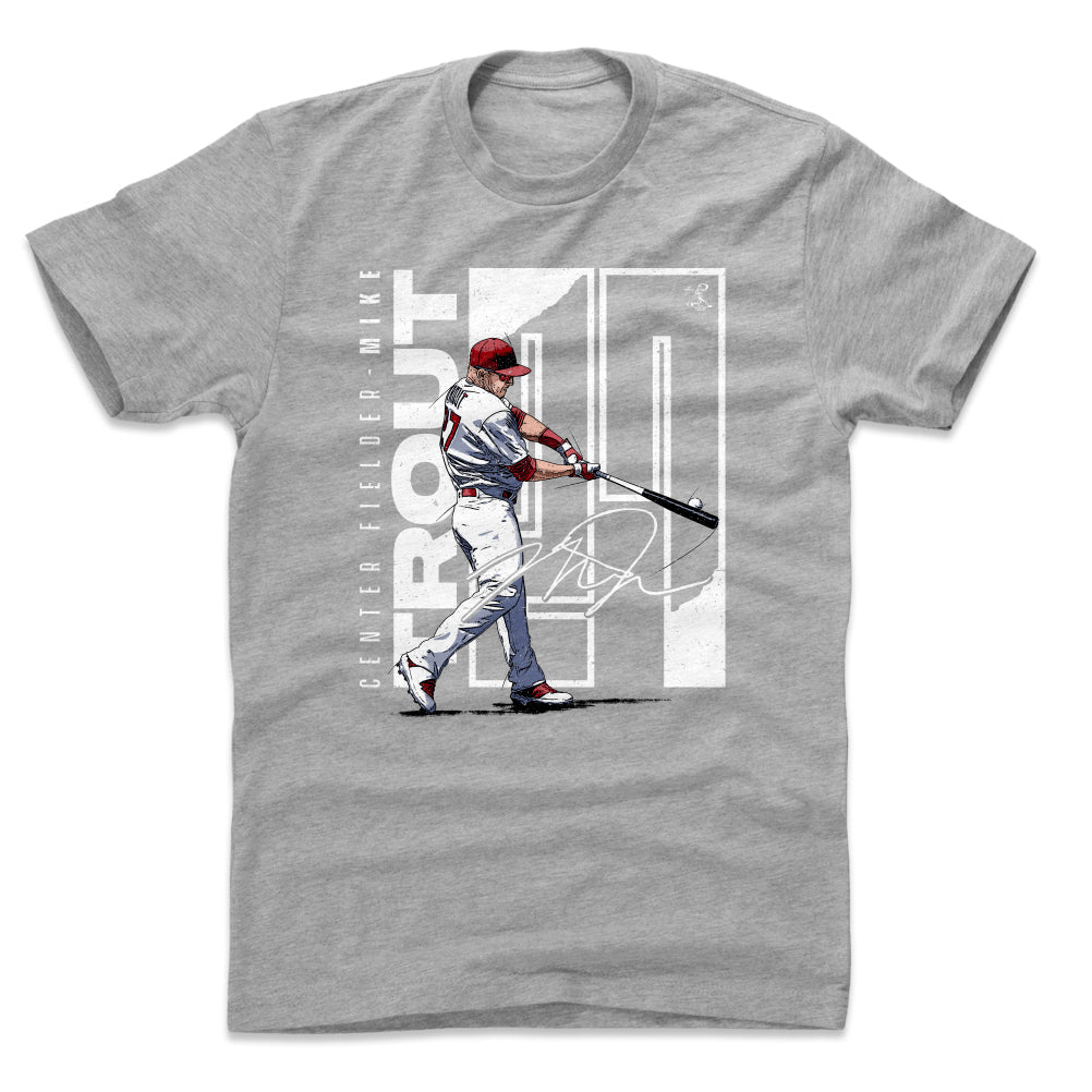 Mike Trout Stretch WHT