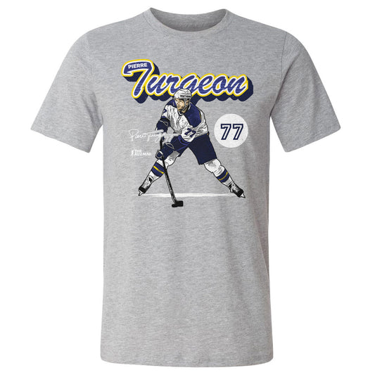Pierre Turgeon St. Louis Retro Script