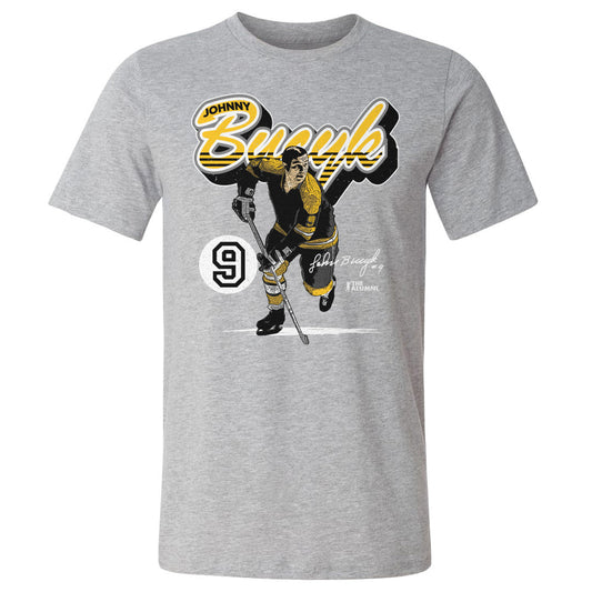 Johnny Bucyk Boston Retro Script