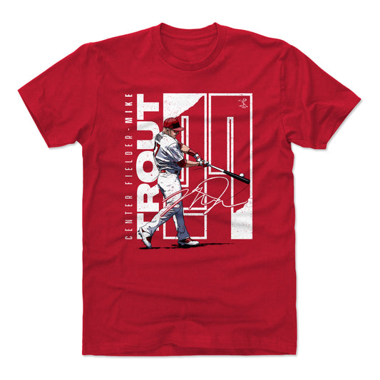 Mike Trout Stretch WHT
