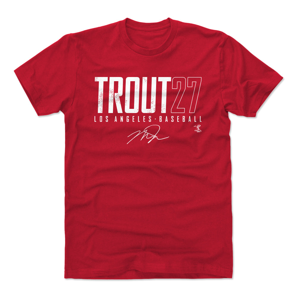 Mike Trout Los Angeles A Elite WHT