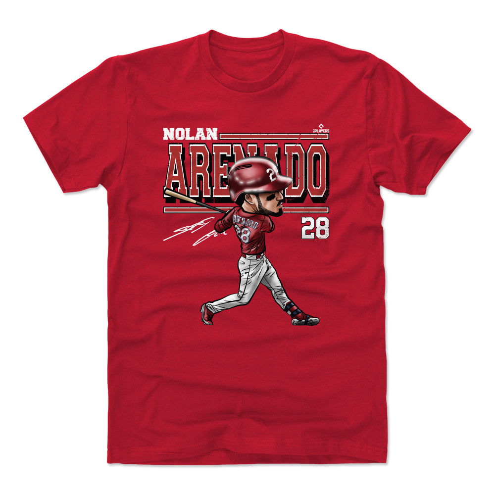 Nolan Arenado Cartoon WHT