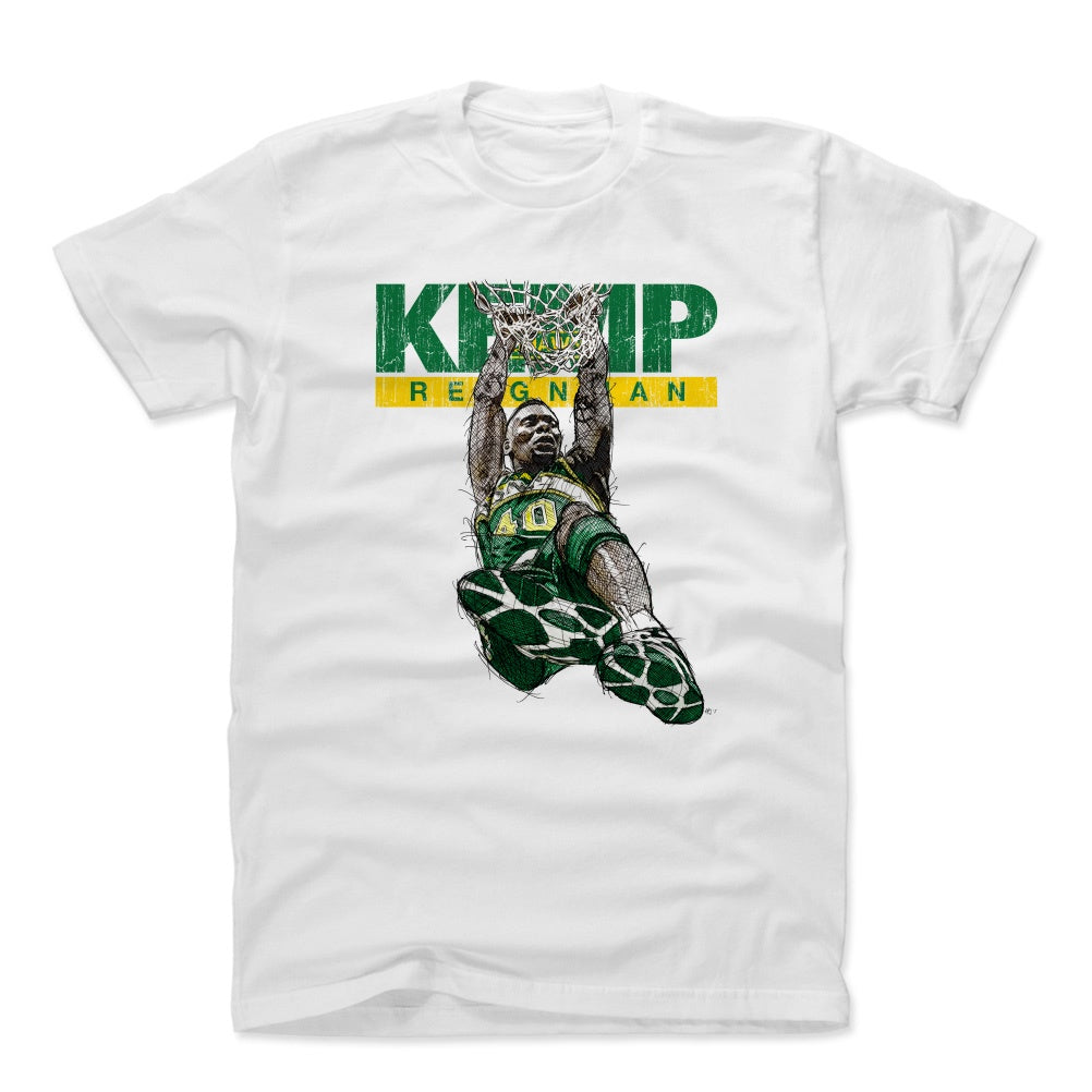 Shawn Kemp Hanging On Rim Seattle/Unisex Tee/3XL