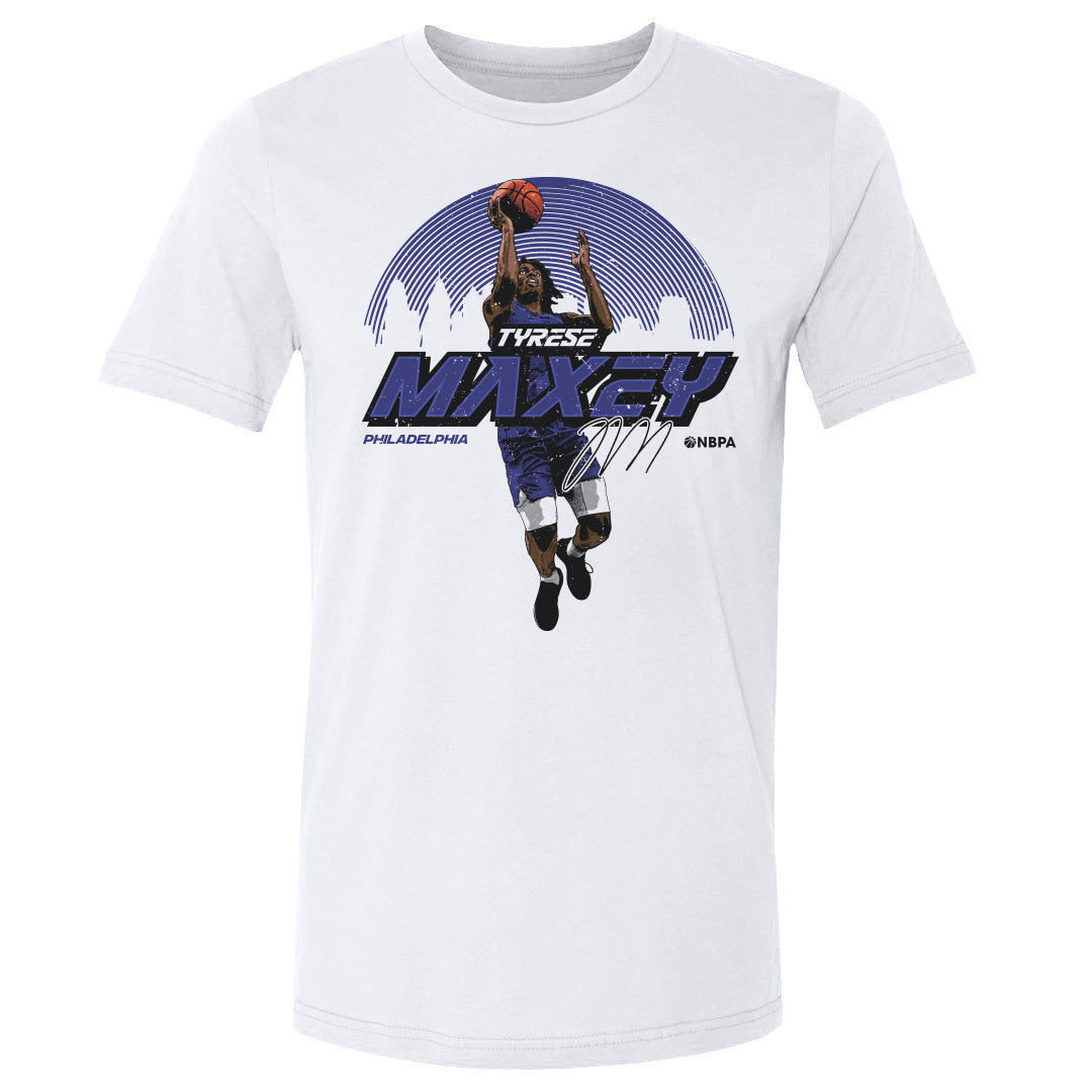 Tyrese Maxey Philadelphia Skyline