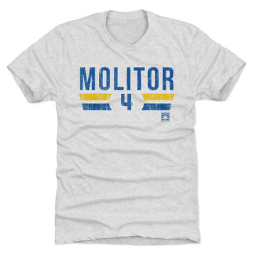 Paul Molitor Font BY/Unisex Tee/3XL