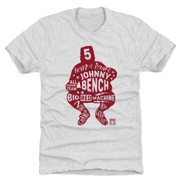 Johnny Bench Letters R/Unisex Tee/3XL