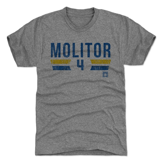 Paul Molitor Font BY/Unisex Tee/3XL