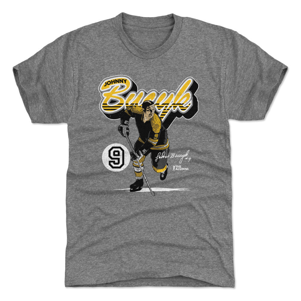 Johnny Bucyk Boston Retro Script