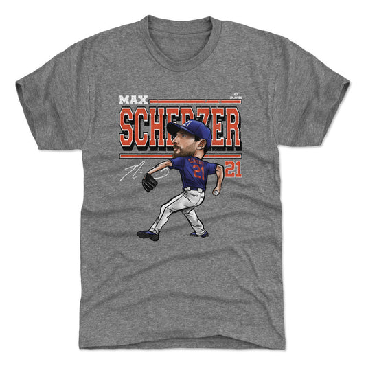 Max Scherzer New York M Cartoon