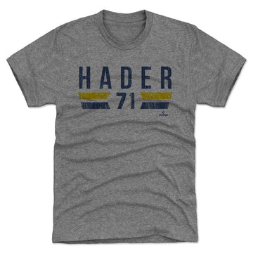 Josh Hader Milwaukee Font