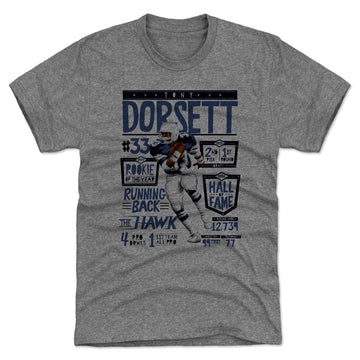 Tony Dorsett Stats B/Unisex Tee/3XL