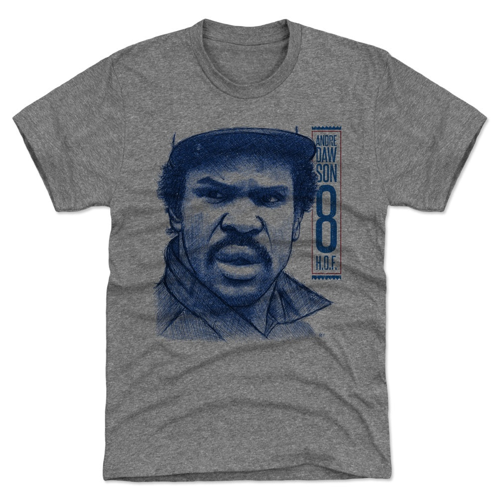 Andre Dawson Sketch B/Unisex Tee/3XL