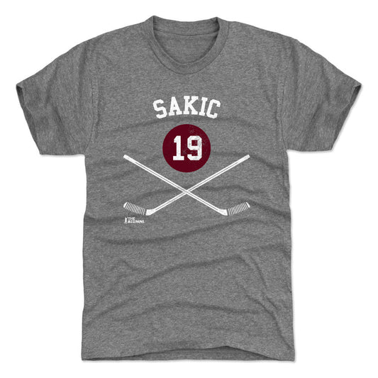 Joe Sakic Colorado 19 Sticks/Unisex Tee/3XL
