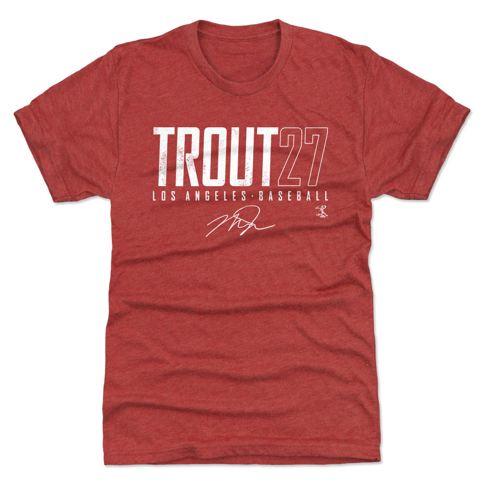 Mike Trout Los Angeles A Elite WHT