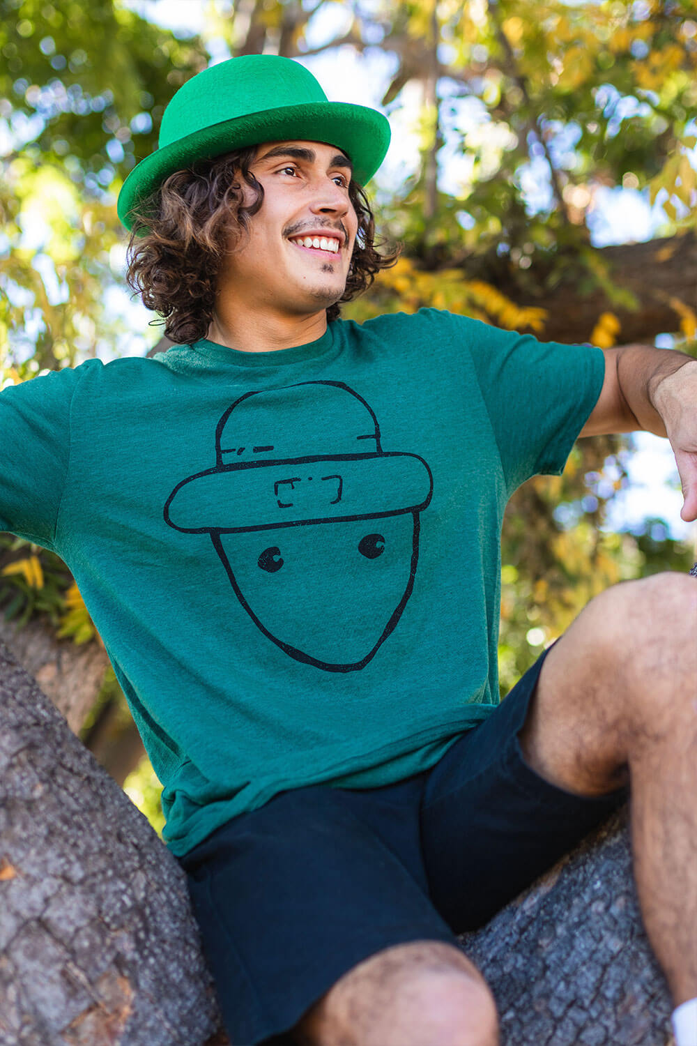 Men's Leprechaun Sketch Tee - T shirt - Qttrendycustom