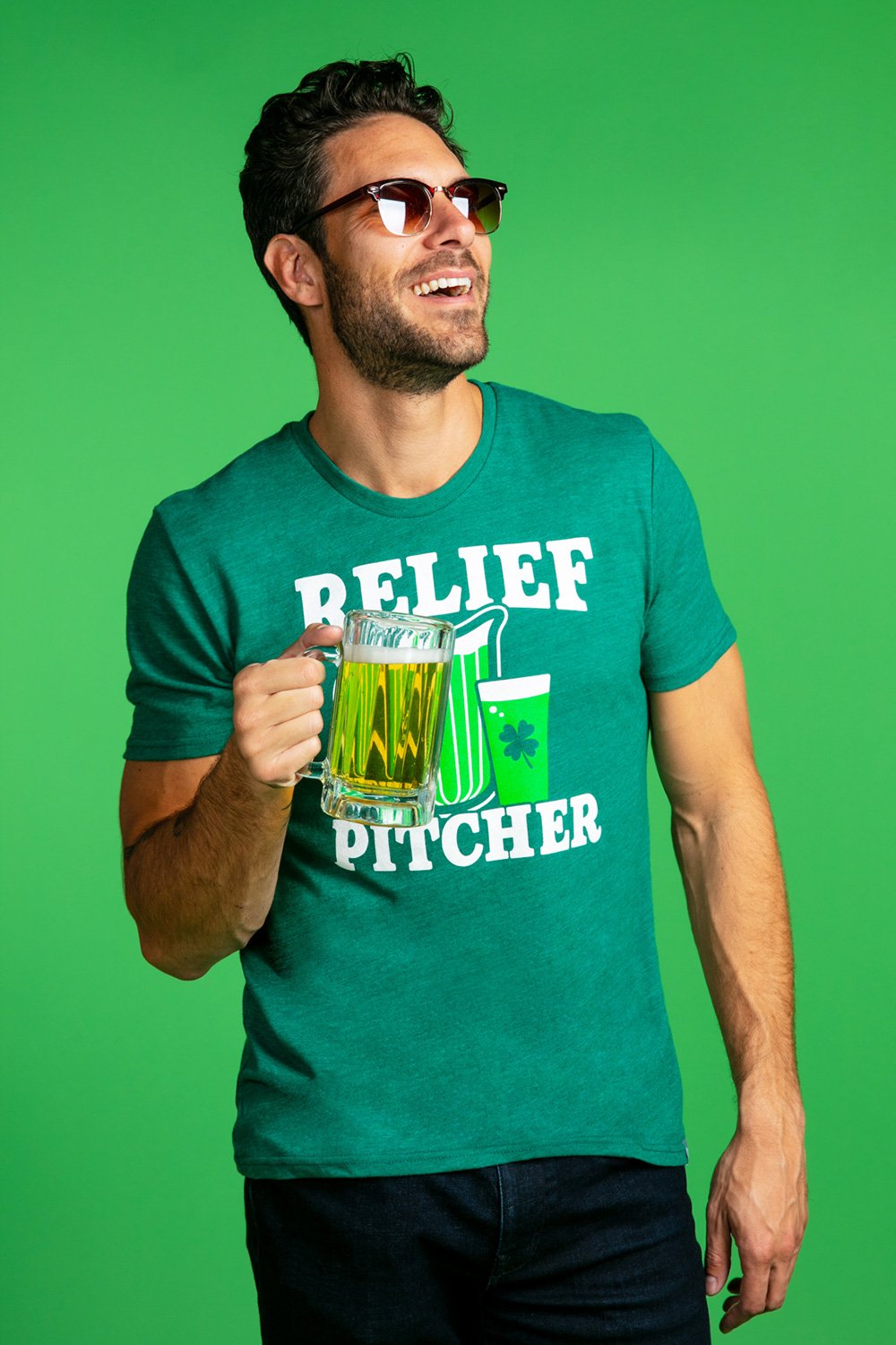 Men's Relief Pitcher Tee - T shirt - Qttrendycustom