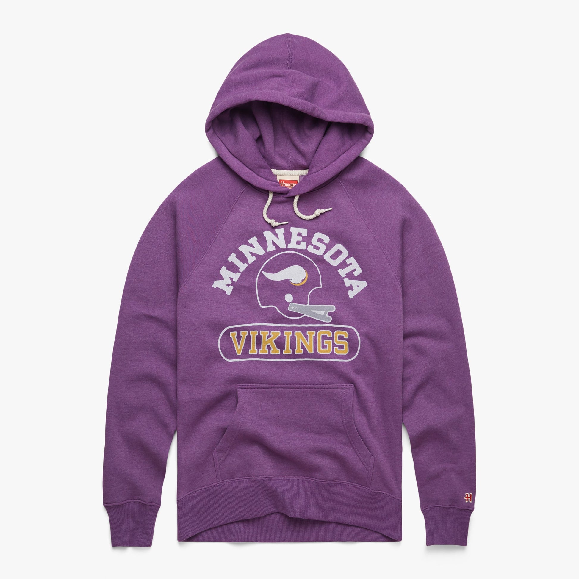 Minnesota Vikings Throwback Helmet Hoodie