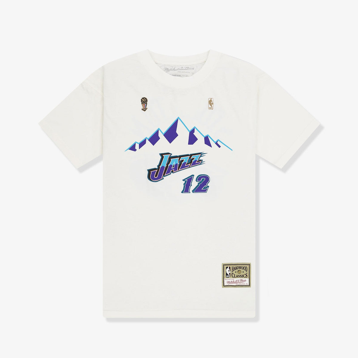 Gildan Utah Jazz Logo T-Shirt White 3XL