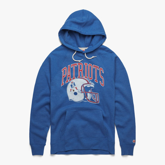 New England Patriots Helmet Retro Hoodie