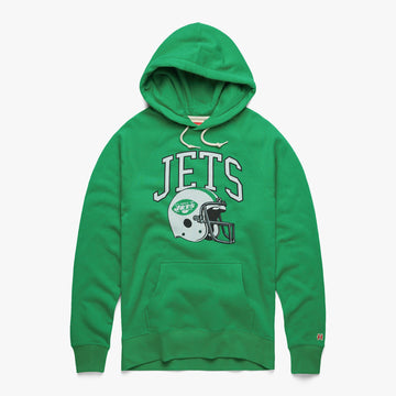 New York Jets Helmet Retro Hoodie