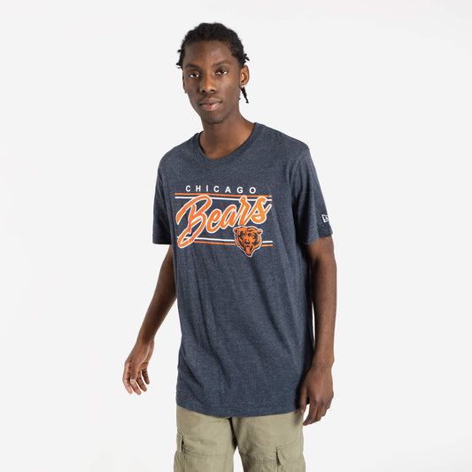 Chicago Bears Script Block NFL T-Shirt
