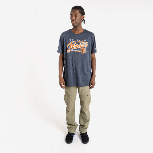 Chicago Bears Script Block NFL T-Shirt