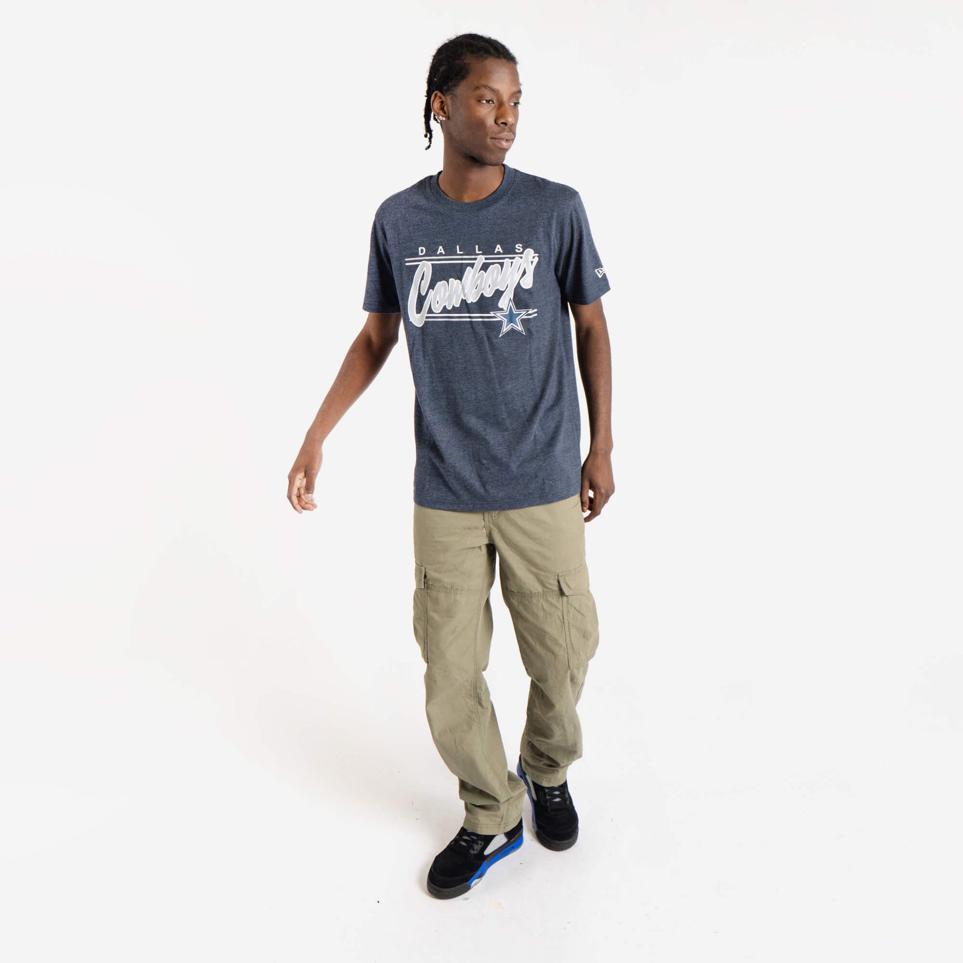 Dallas Cowboys Script Block NFL T-Shirt