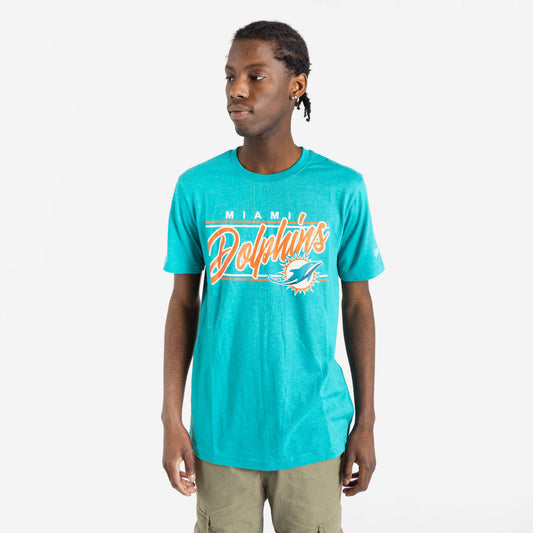 Miami Dolphins Script Block NFL T-Shirt