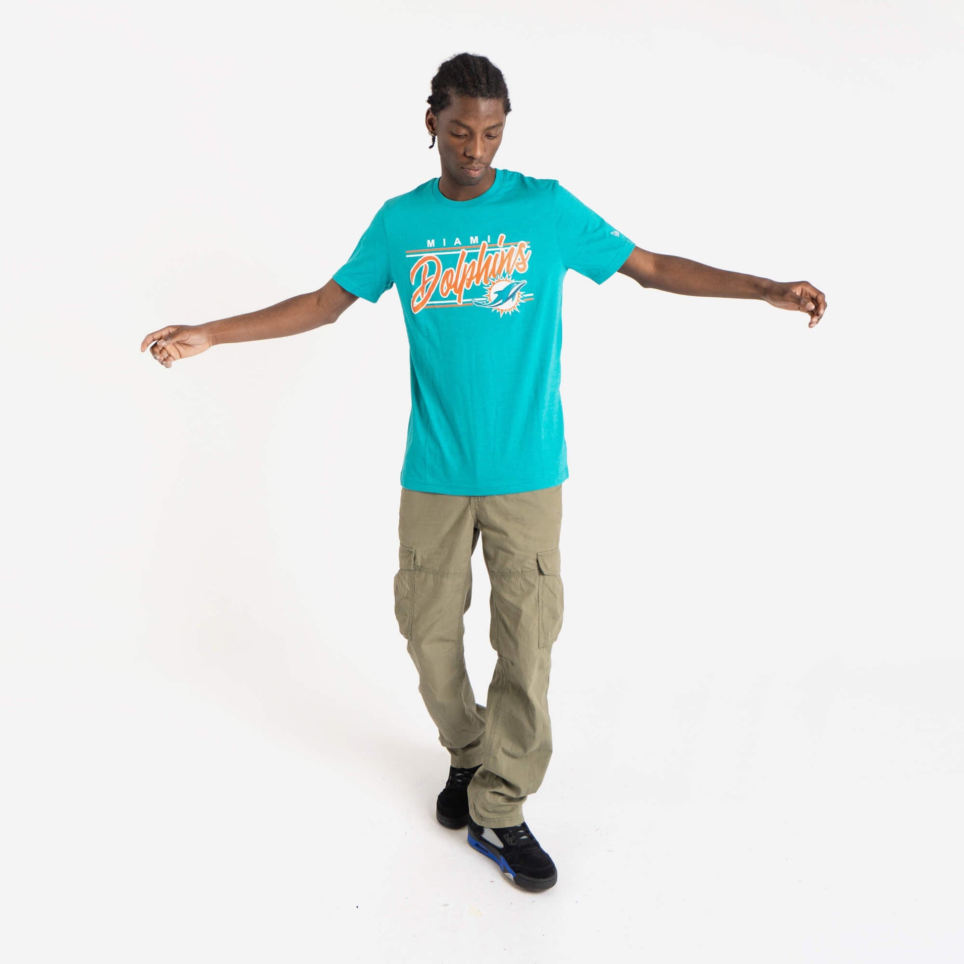 Miami Dolphins Script Block NFL T-Shirt