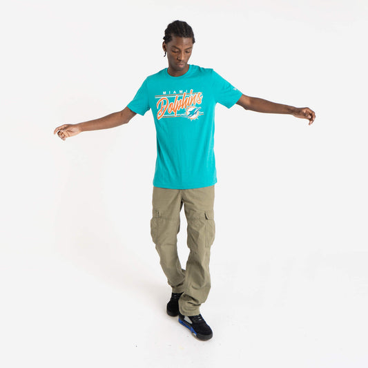Miami Dolphins Script Block NFL T-Shirt