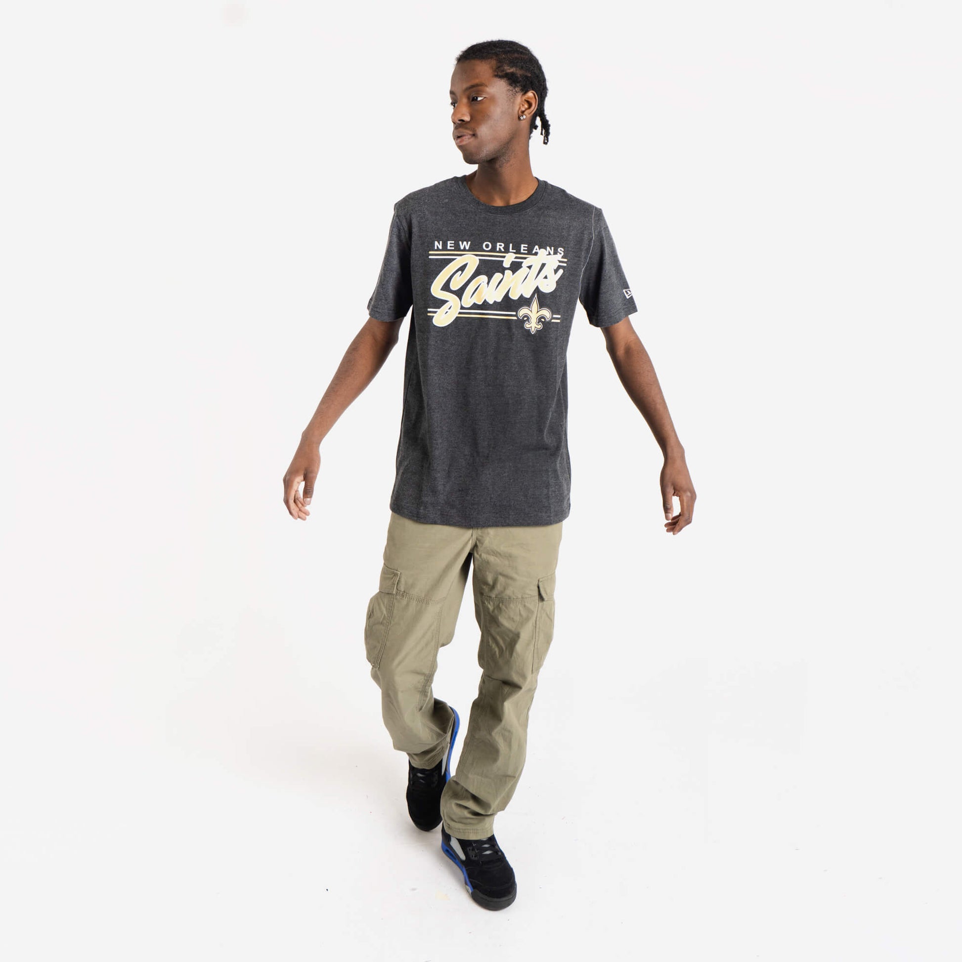 New Orleans Saints Script Block NFL T-Shirt