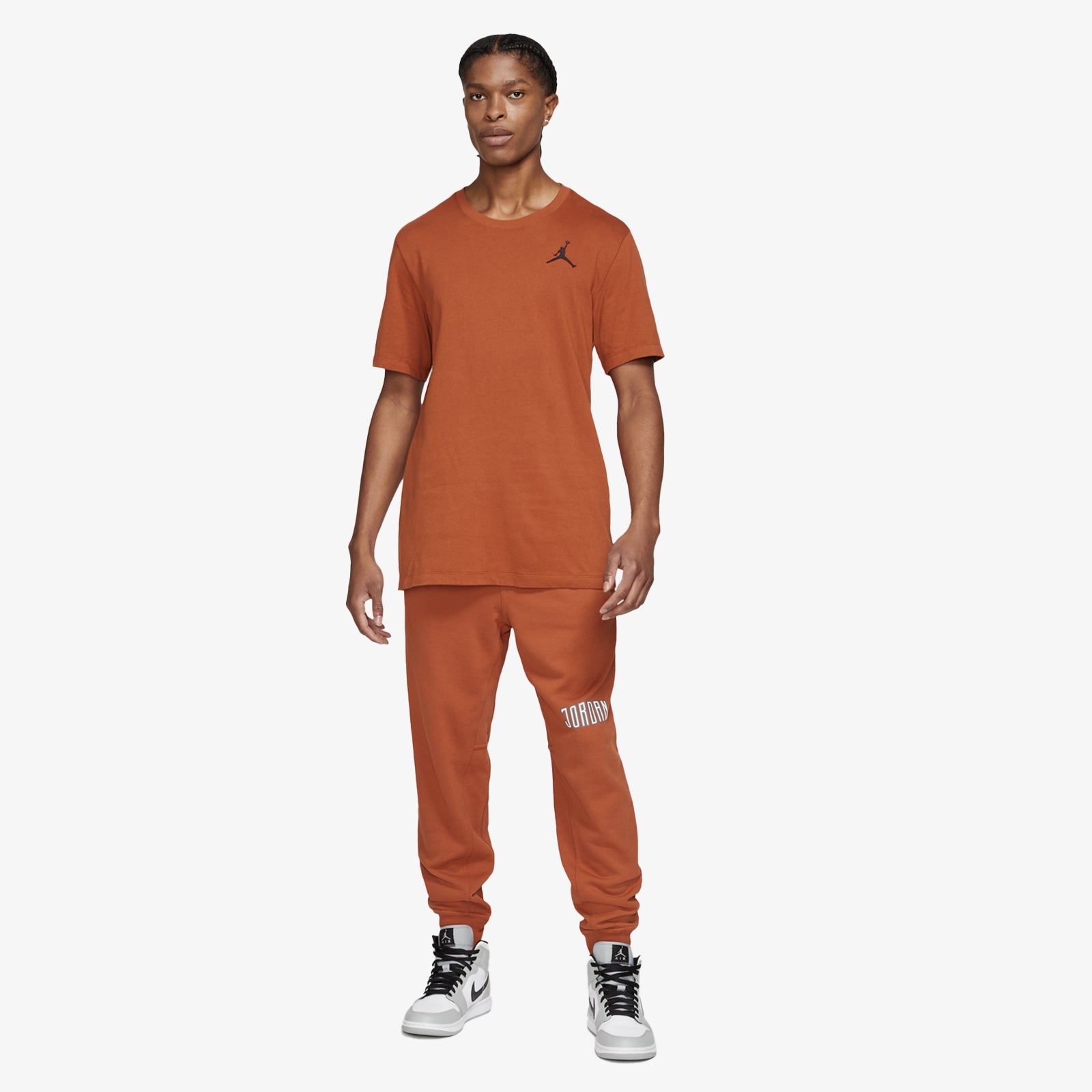 Jordan Jumpman Embroidered T-Shirt - Dark Russet