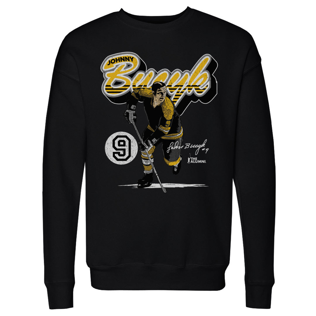 Johnny Bucyk Boston Retro Script