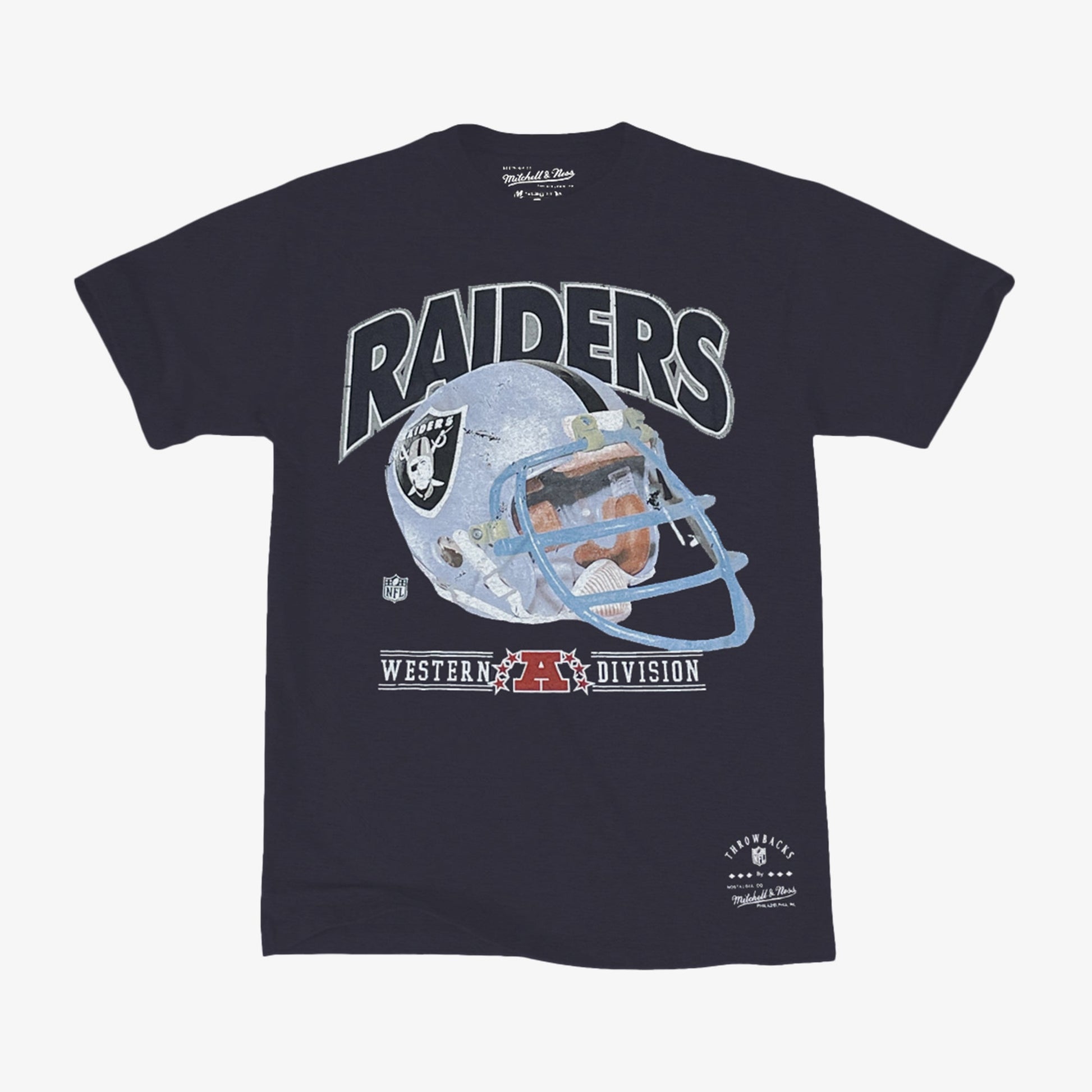 Oakland Raiders Vintage Helmet NFL T-Shirt