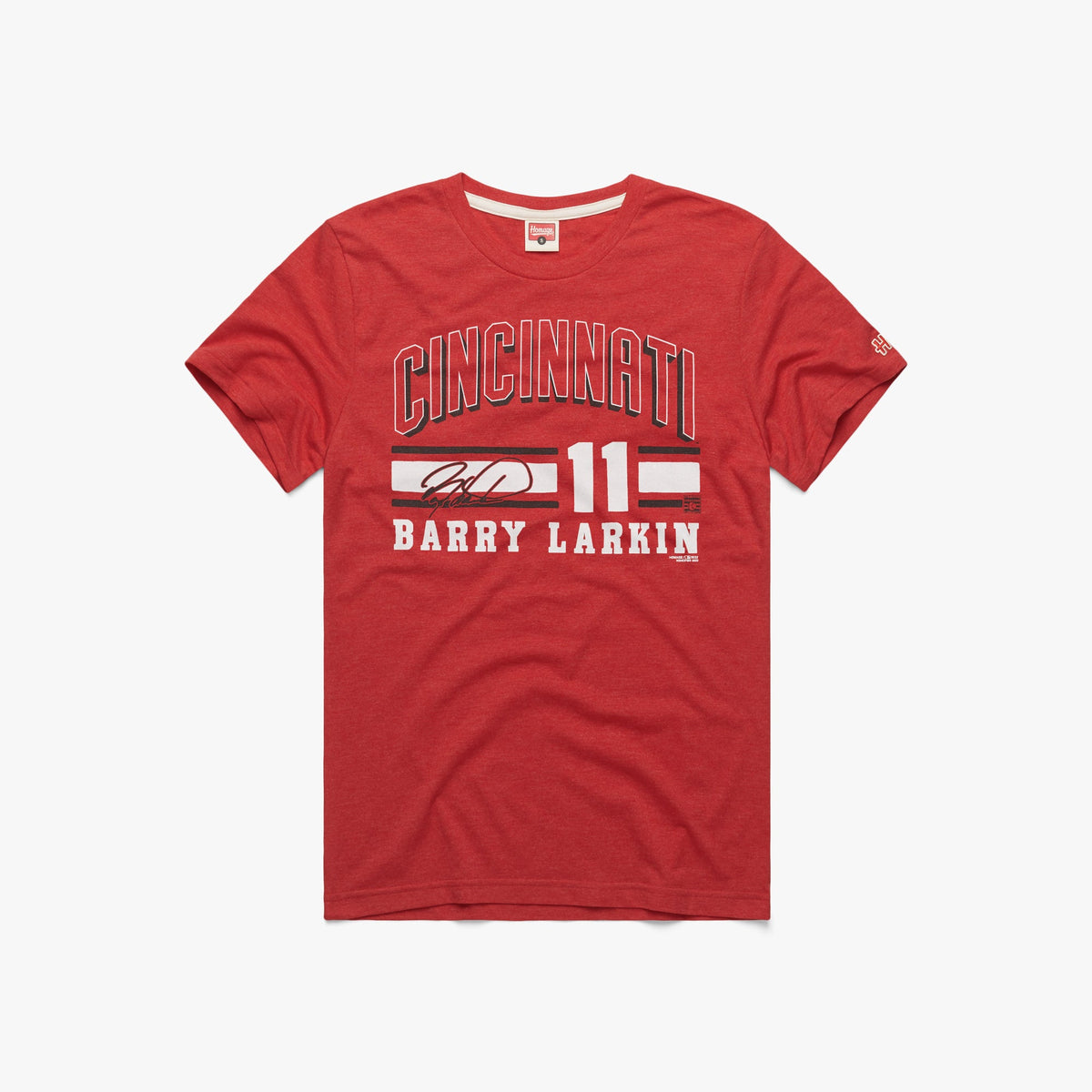 Reds Barry Larkin Signature Jersey - Moon Best Print