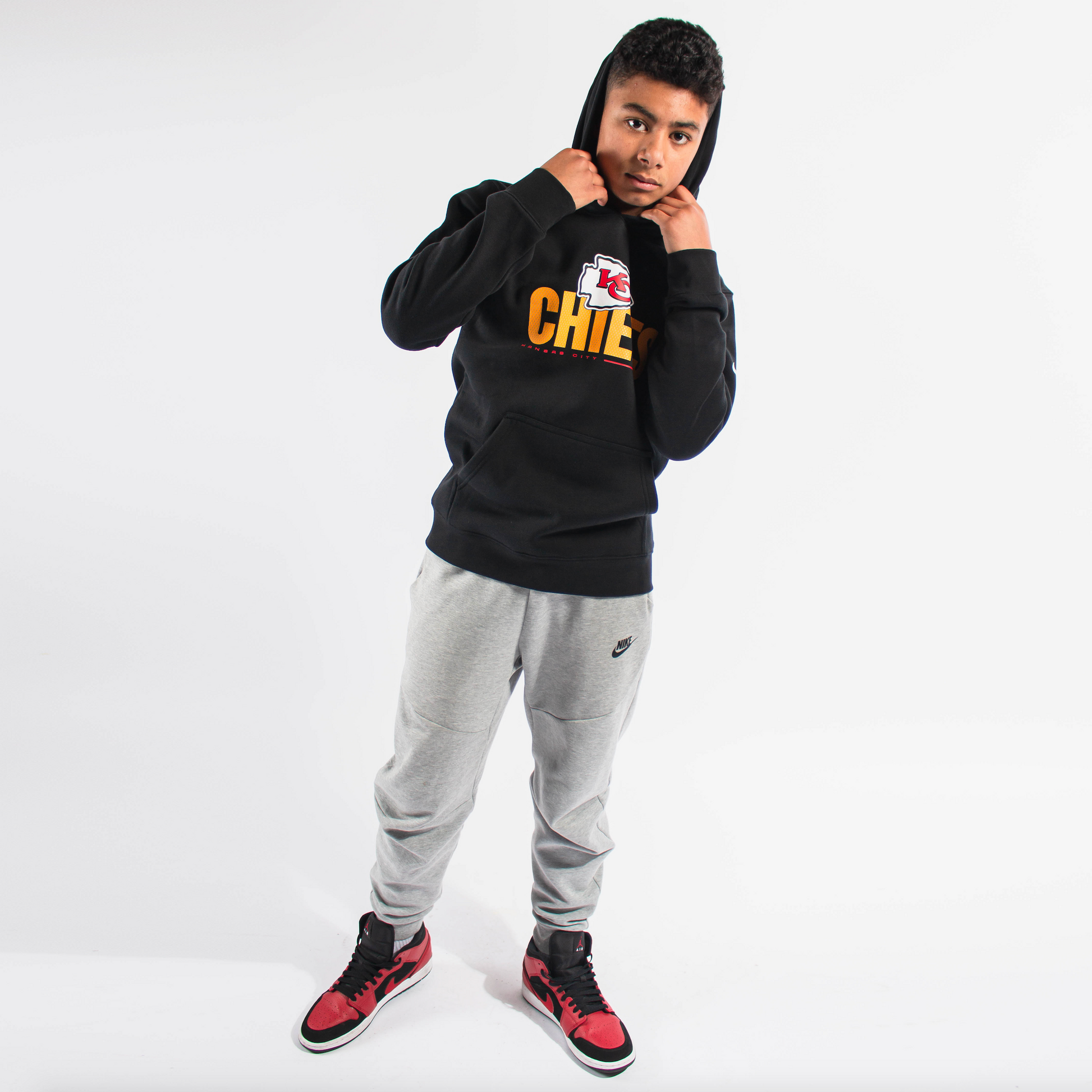 Kansas City Chiefs Club Pullover Youth NFL Hoodie